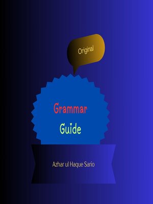 cover image of Original Grammar Guide